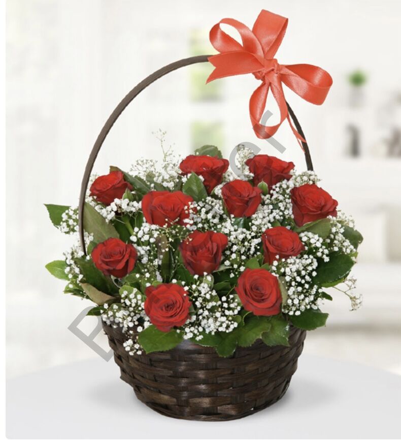 Sepette 11 Kırmızı Gül